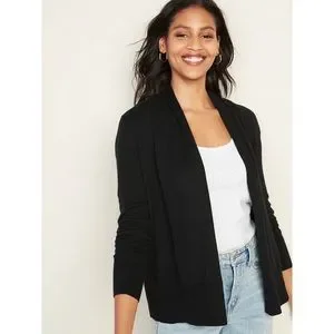 Old navy top long black cardigan